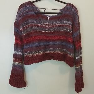 Free People Cropped Sweater
